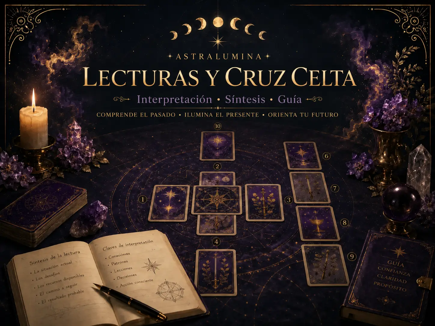 Tiradas y Cruz Celta del Tarot Waite Smith